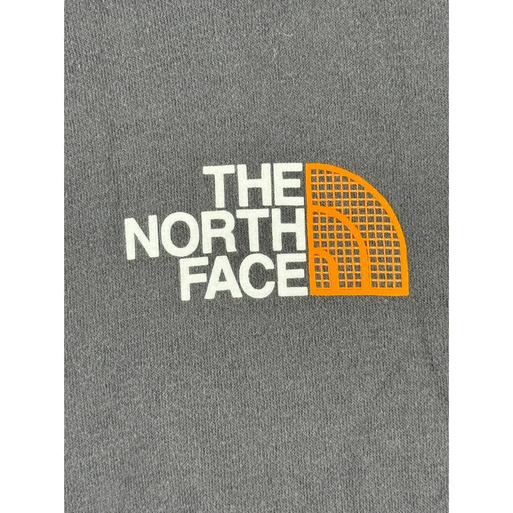 The North Face Teen Boys XL 14/16 Gray Orange‎ Never Stop Exploring Hoodie